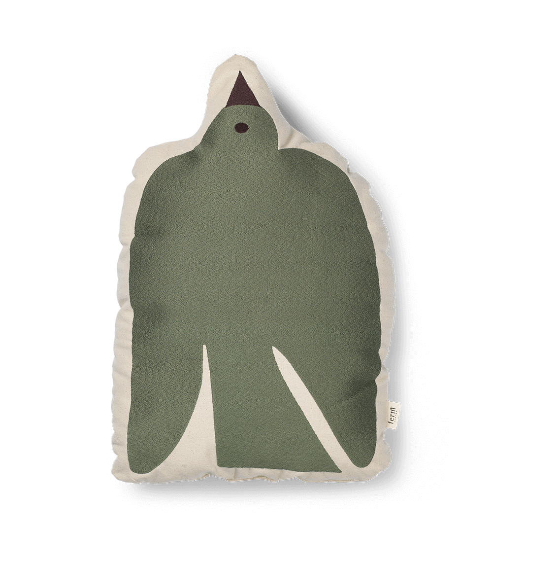 ferm LIVING Swif bird tyyny 32,5x48 cm Avocado Green