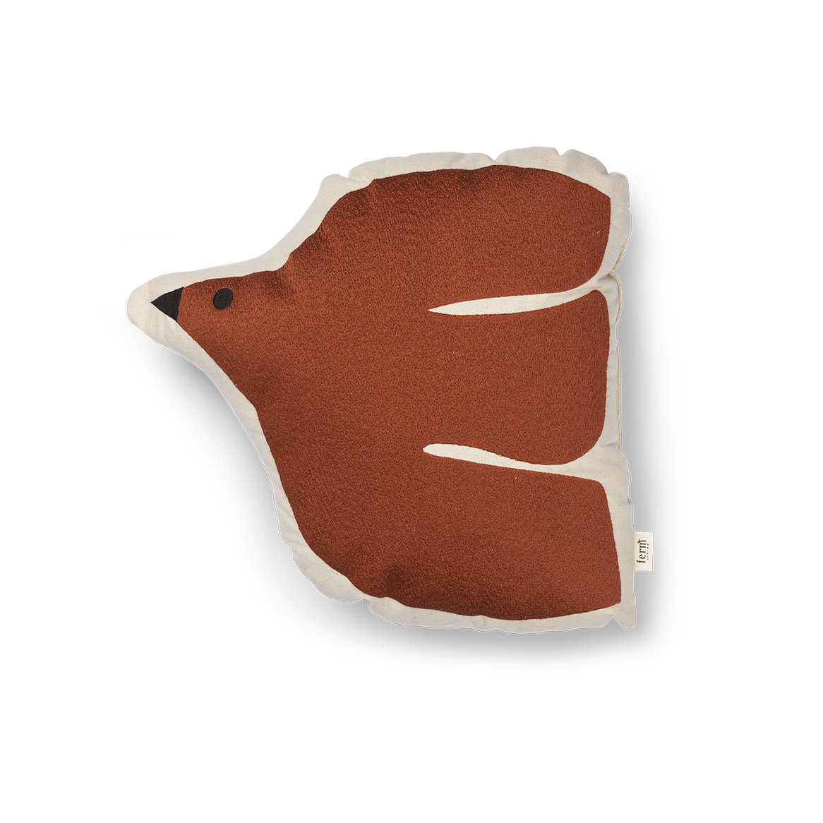 ferm LIVING Swif bird tyyny 40x40 cm Baked Clay