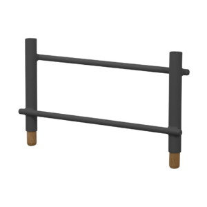 Cane-line Sticks lisäjalat kukkaruukulle Lava grey