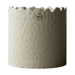 DBKD Flowery ruukku Ø16 cm Creme