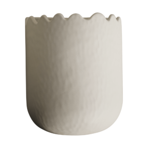 DBKD Flowery seinäruukku 19 cm Creme