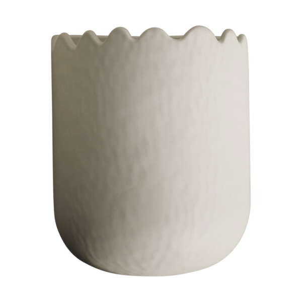 DBKD Flowery seinäruukku 19 cm Creme