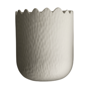 DBKD Flowery seinäruukku 24 cm Creme