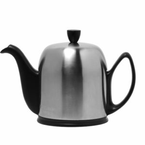 Degrenne Salam Noir matta teekannu 6 kuppia Musta