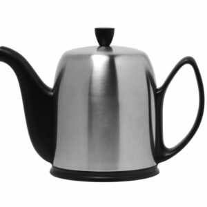 Degrenne Salam Noir matta teekannu 8 kupille Musta