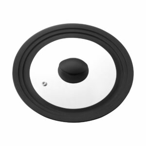 Dorre Una yleiskansi 20/22/24 cm Lasi-musta silikoni