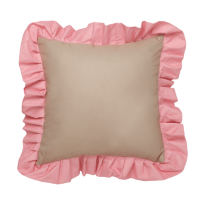 Garden Glory Garden Glory Outdoor tyyny röyhelöllä 45x45 cm. Beige-pinkki