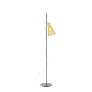 Kartell - K-Lux Lattiavalaisin Black/Straw Yellow