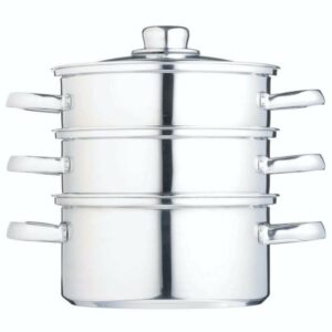 Kitchen Craft Three Tier Höyrykeitin 16 cm, 3 kerrosta