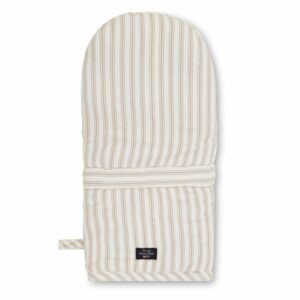 Lexington Icons Herringbone Striped -patakinnas Beige-white