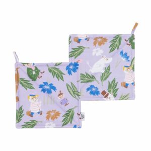 Moomin Arabia Muumi patalappu 22x26 cm 2-pack Lila
