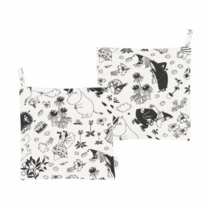 Moomin Arabia Muumi patalappu 22x26 cm 2-pack Off-white