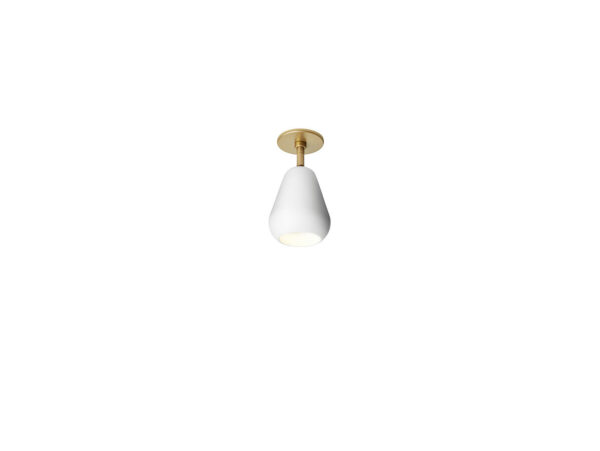 Nuura - Anoli Spot Recessed Seinä-/Kattovalaisin Nordic Gold/White