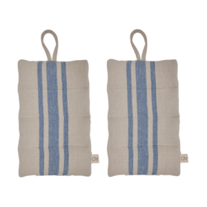 OYOY Pellava patalappu 2-pack Sininen