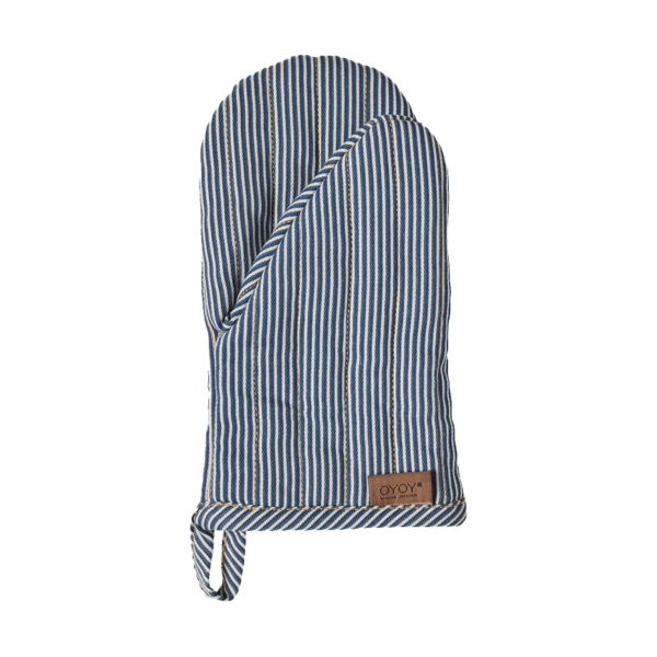 OYOY Striped denim patalappu Blue