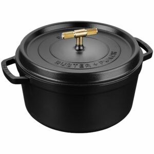 Staub Buster+Punch pyöreä pata 28cm, messinkinupilla