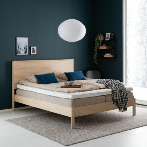 Unia Luxus joustinpatjapaketti 160x200 memory M/L, Supersoft, hiekka Omega 08