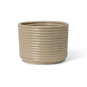 ferm LIVING Corduroy ruukku Ø20x15 cm Cashmere
