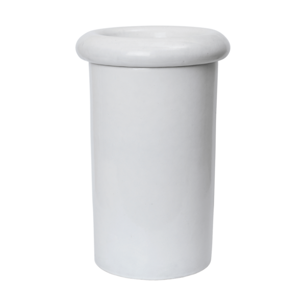 Ferm Living Rollo ruukku Ø31x46 cm Valkoinen