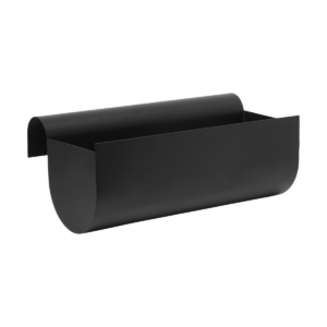 Ferm Living Uma parvekeruukku medium 45 cm Musta