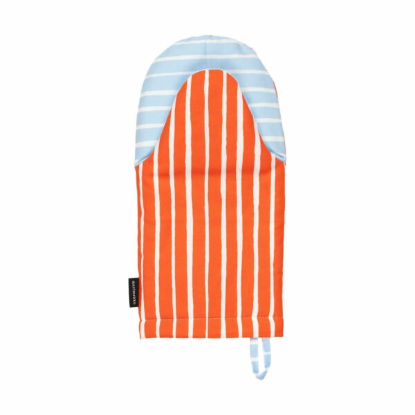 Marimekko Piccolo patakinnas White-tomato red-light blue