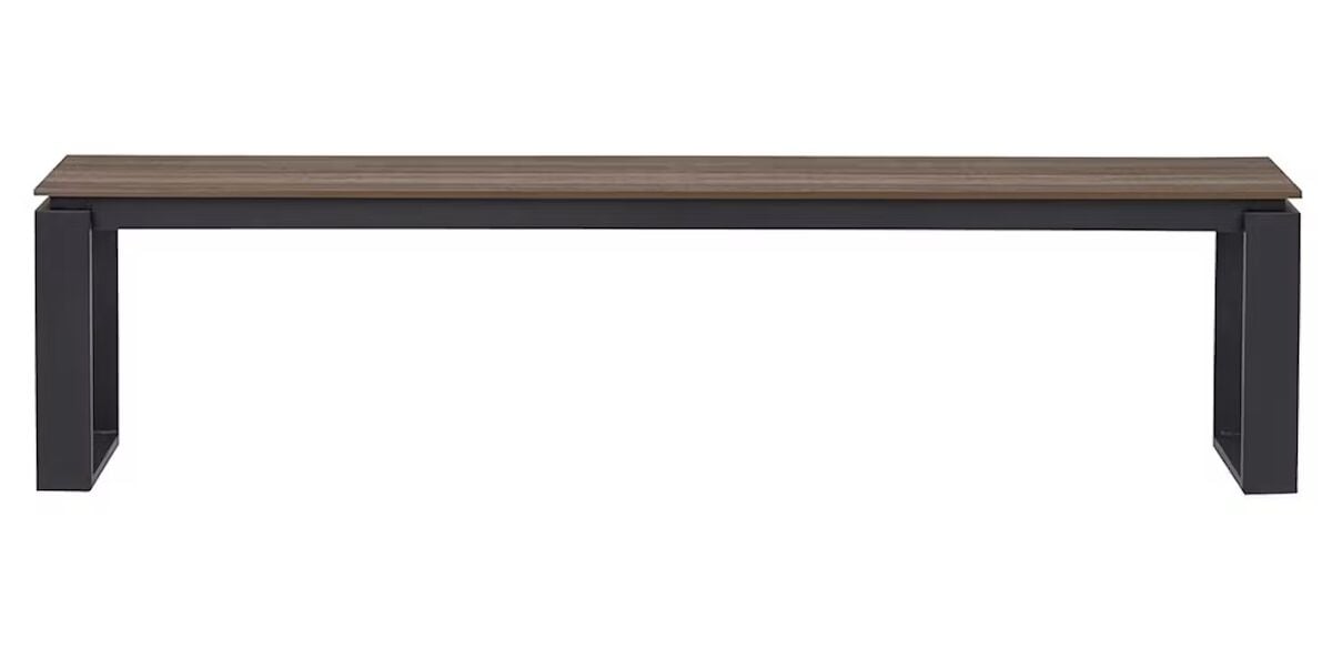 Outfit Martinus penkki 180x36 cm tummanruskea/musta