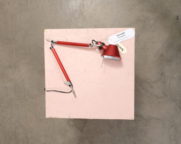 Artemide Tolomeo Micro seinävalaisin punainen