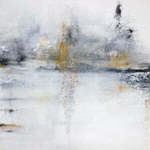 Canvas taulu valkoinen abstrakti 80x120 cm