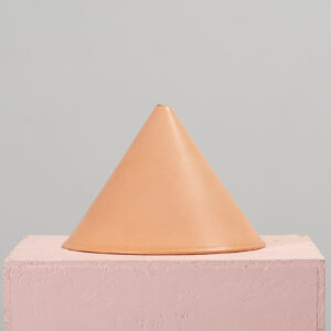 Cuero lampunvarjostin beige nahka