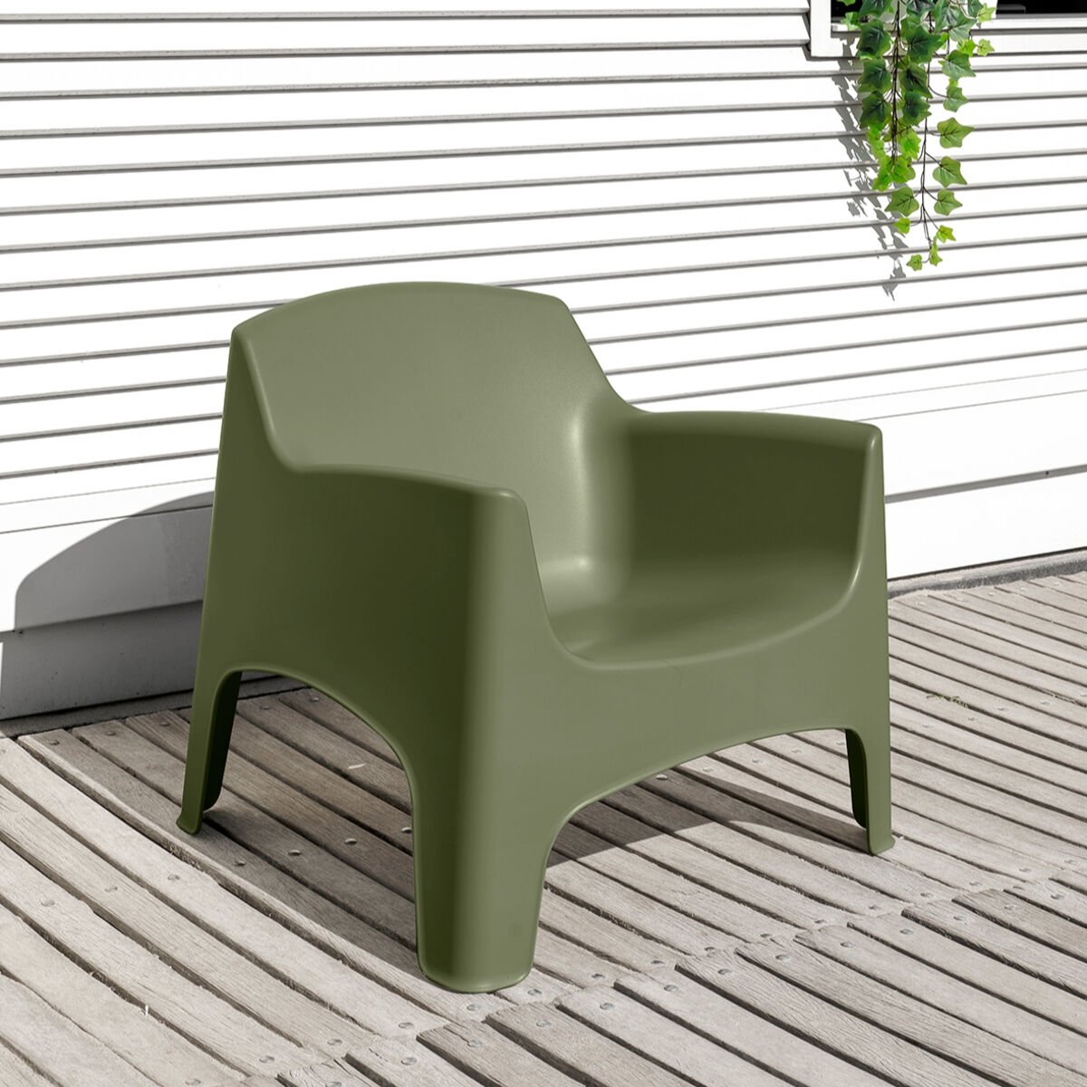 Ibiza nojatuoli tummanvihreä