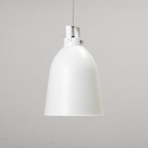 Jieldé Clément riippuvalaisin valkoinen / hopea ø 36 cm