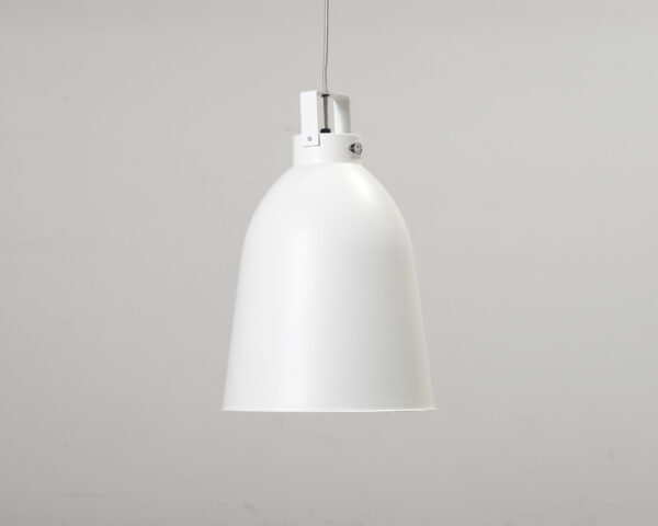 Jieldé Clément riippuvalaisin valkoinen / hopea ø 36 cm