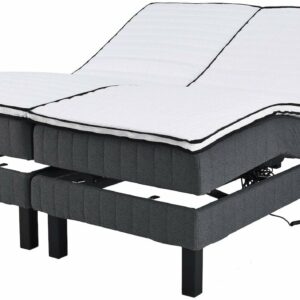 Lumi pocket moottorisänkypaketti 160x200 M/L th. Bianca, ilman petauspatjaa, wen