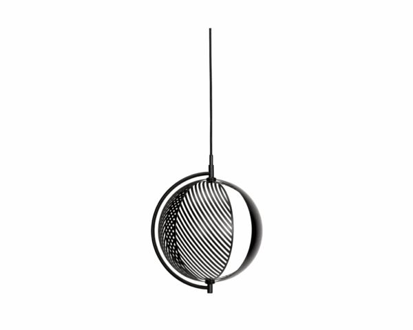 Oblure Mondo riippuvalaisin ø 28 cm musta