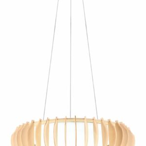Trio Monte LED riippuvalaisin Ø60 cm puu