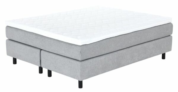 Unia Trend jenkkisänkypaketti 160x200 cm L platina stylex, harmaa, puujalat