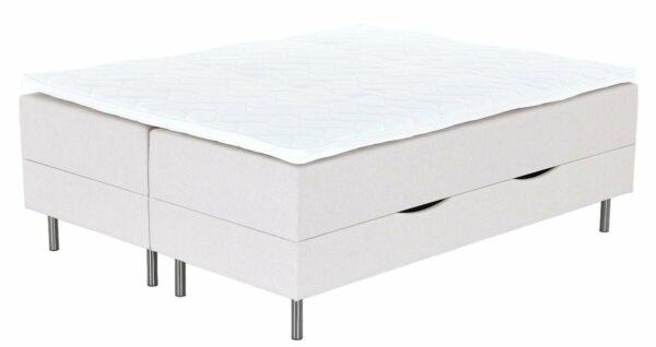 Unia säilytyslaatikkosänkypaketti 180x200 beige, Unia Pronssi pp, 10cm jalat